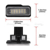 MB R171 W203 W211 W219 White LED License Plate Lights Lamp (2004–2010)
