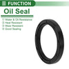 Make Model Oil Seal / 55x70x8mm / Shaft Seal NBR Rubber High-Pressure Black
