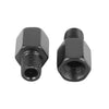Motorcycle 2 x 10mm RH to 10mm RH Black Rearview Mirrors Adapter Bolt Screw