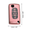 Peugeot 207 307 308 407 3008 Silicone Key Fob Case Cover (2006-2014)