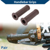 Motorcycle 7/8" 22mm Hand Grips Handlebar End Rubber Coffee