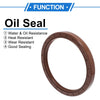 MakeModel Oil Seal / 2x100x120x12mm / Seal Ring FKM Rubber