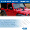 Jeep Gladiator JT (2020-2024) 7 x Pcs Hood Air Outlet Vent Cover Trim