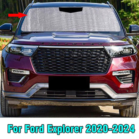 Ford Explorer Sunshade Front Window Curtain Shade Visor (2020–2024)