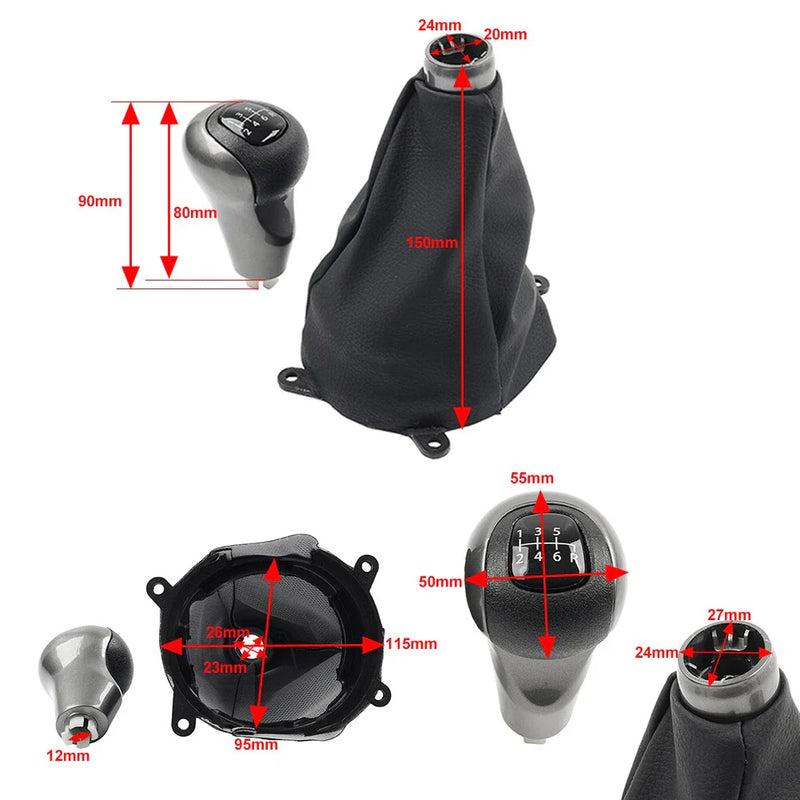Honda Civic 5 Speed Knob Shifter & Boot Cover (2006-2011)