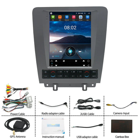 Ford Mustang, Wireless Carplay 9.7" Car Stereo Radio GPS (2010-2014)