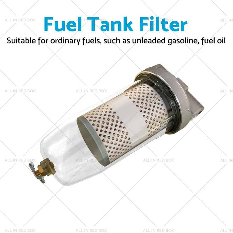 B10-AL Fuel Tank Filter Water Separator Assembly (Fits Various Years)