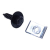 C6 40 x Metal Car Screw Body Fender Bumper Retainer Clips