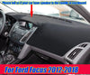 Ford Focus Dashboard Cover Black Leather (2012–2018)