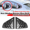 BMW X4 Carbon Style Rear Window Louver Vent Cover (2018–2024)