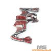 Harley Cruiser Skull Skeleton Headlight Fender Ornament