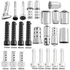 Bikes 45mm Silver Universal Motorcycle Exhaust Can DB Killer Silencer Muffler