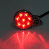 Cafe Racer Bobber Chopper Chrome Motor LED Rear Stop Brake Tail Light