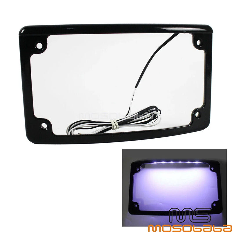 Harley Sportster Mini LED F&R Turn Signal Tail Light License Plate Holder