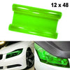 Headlights Tail Lights Fade and Crack Resistant Green Tint Film Wrap