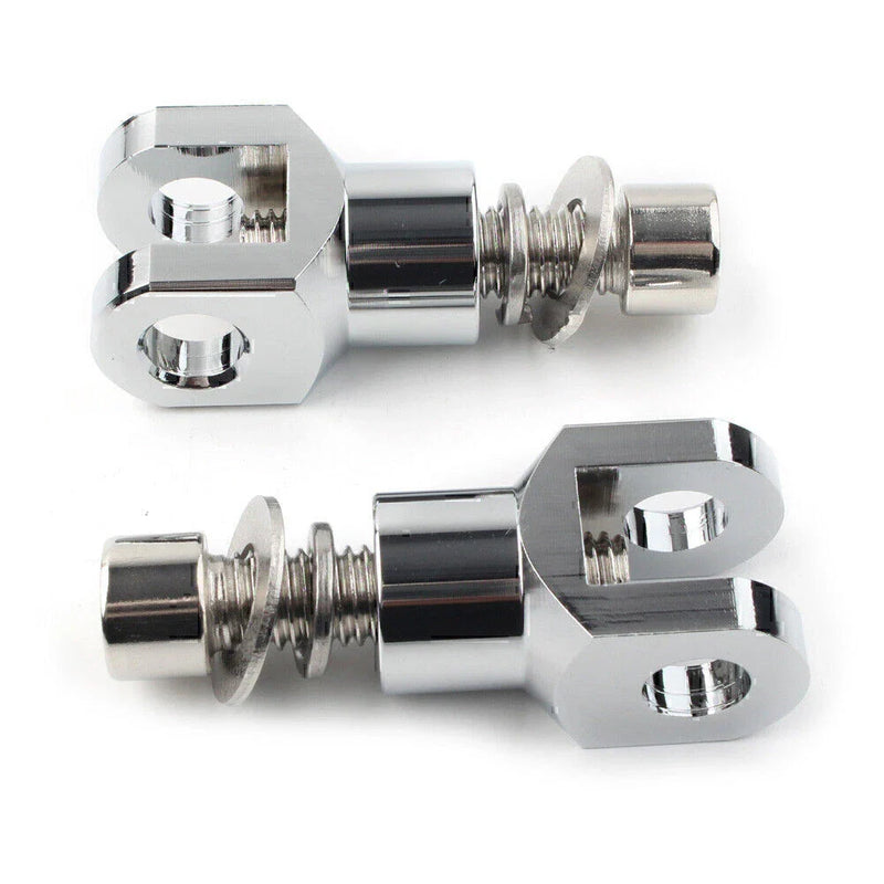 Harley Softail Silver Rear Passenger Foot Pegs (2000-2020)