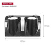 Chevrolet Camaro 10-15 Real Carbon Fiber Console AC Radio Panel Cover Trim