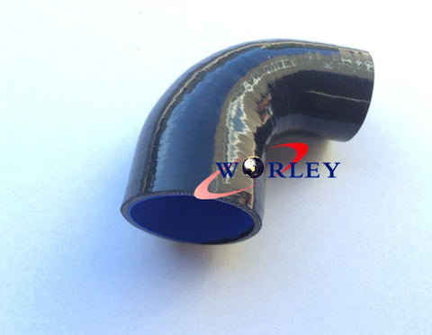 Turbo Hose Red Silicone 2.5"-2.75" 45 Degree Elbow Reducer Pipe