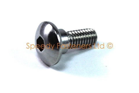 Kawasaki 2 x M6 x 16mm Stainless Fairing Bolts + 4mm Shoulder