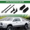 Dodge Dart 6pcs Suspension Kit Inner/Outer Tie Rod Ends (2013-2016)