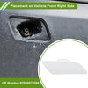 Porsche Panamera 2014-2016 - White Washer Nozzle Cover