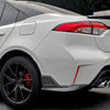 Toyota Corolla 2 x Carbon Black Rear Bumper Splitter Lip Protector (2020-2023)