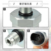 BMW M3 Black Silver Tone Engine Oil Pressure Sensor Base Metal