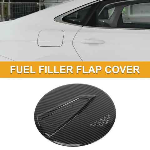 Chevy Blazer 2020-2025 Gas Tank Flap Carbon Fiber Black Fuel Tank Door Cap