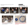 ATV UTV Snow Motorcycle Fuel Line / Primer Line 25' 1/4 ID x 3/8 OD
