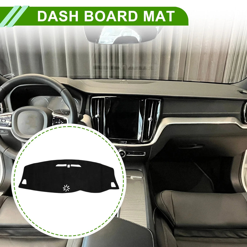 Volvo S60 / V60 / XC60 (2018-2022) Sun Protector Black Dashboard Cover Mat