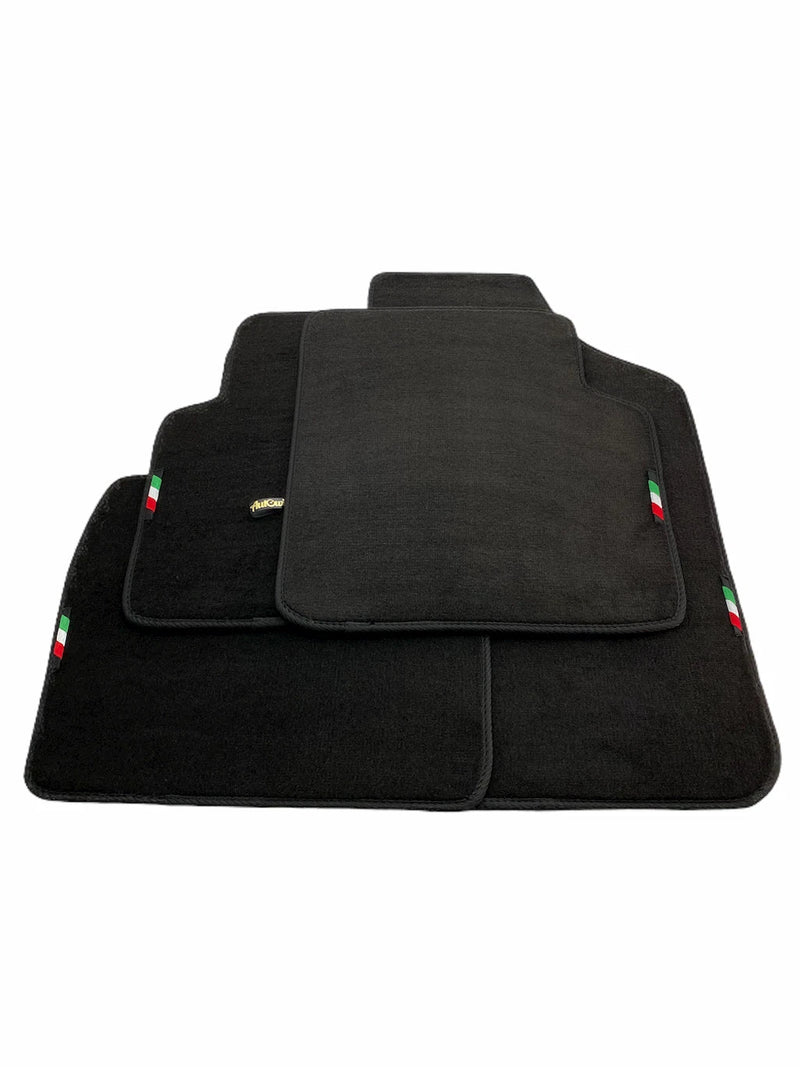 Fiat All Models Black Tailored Carpets Floor Mats Set (1986-2020)