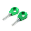 Pit Quad Dirt Bike ATV CRF50 12mm Green Chain Adjuster Block Tensioner 2Pcs