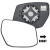 Nissan Sentra, Altima Right Side Heated Mirror Glass w/ Backing Plate