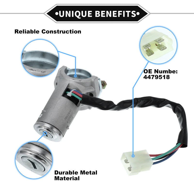 Fiat Ducato Ignition Switch Lock Cylinder Assembly (2006-2023)