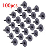100pcs Metal Car Bumper Fender Splash Shield Retainer Clips
