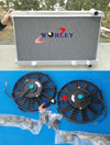 Nissan Silvia S13, 180SX Aluminum Radiator, Shroud & Fans (89-94)