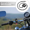 Motorcycle 7/8" Handlebar Switch Assembly with Connector Aluminum Alloy Black