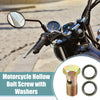 2 x Bolt Screw with Washer / M14x1.5 34mm / Motorcycle