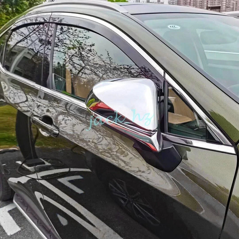 Lexus NX RX 2 x Chrome Side Mirror Cover Trim (2016–2022)