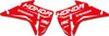 Honda CRF 250 R Radiator Shroud Stickers (2025-2026)