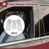 Ford Escape (2013-2019) Silver Tone 6 Pcs Door Pillar Window Trim