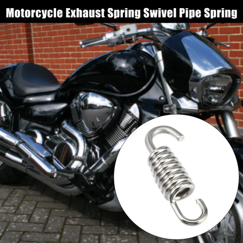 Universal Motorcycle 2 x Exhaust Pipe Spring 43mm 1.69in