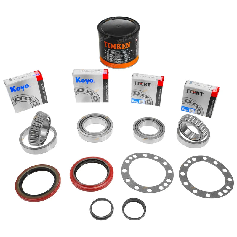 Landcruiser with Drum Brakes 2 x KOYO Rear Wheel Bearing Kits + Grease (1979–2007)