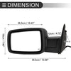 Dodge Ram 1500 2009-2018 with Turn Signal Lights - 1 Pair Tow Mirrors