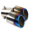 Universal Car Dual Stainless Steel Exhaust Pipe Tail Muffler Tip