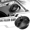 Yamaha YZF-R6S YZF-R6 YZF-R3 Oil Filler Cap Plug Cover Black