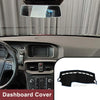Volvo V40 2013-2017 Sun Protector Pad Black Blue Dashboard Cover Mat