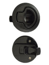 Boat / Caravan / 4WD, Black Slam Latch Flush Mount Door Latch 62mm