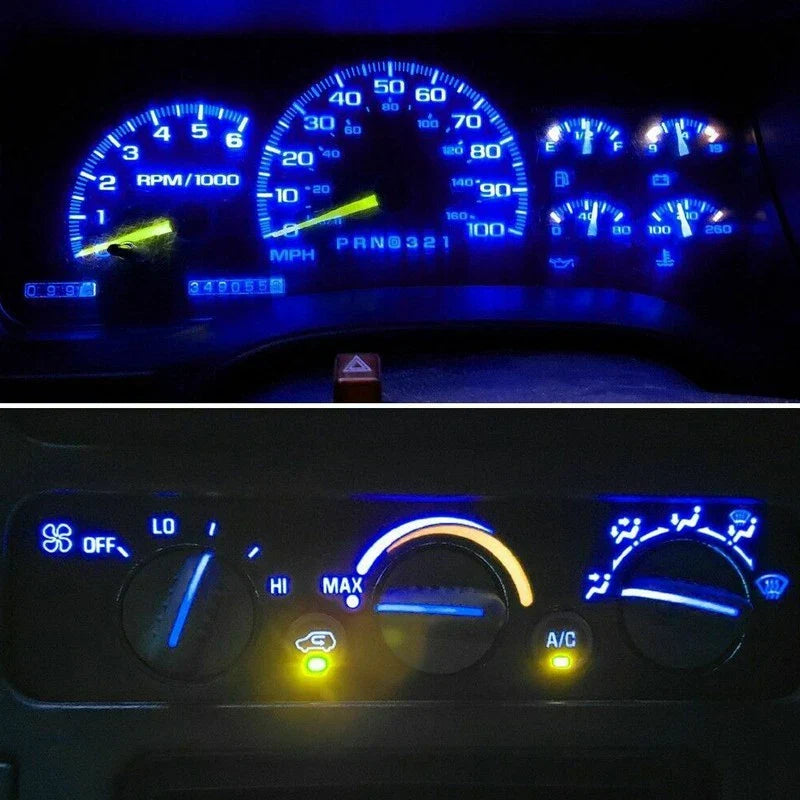 Chevrolet Truck Gauge Cluster & Climate Control LED Kit (1992-1999)