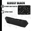 Corvette C8 Glossy Black ABS Plastic Rear License Plate Frame Trim (2020-2023)